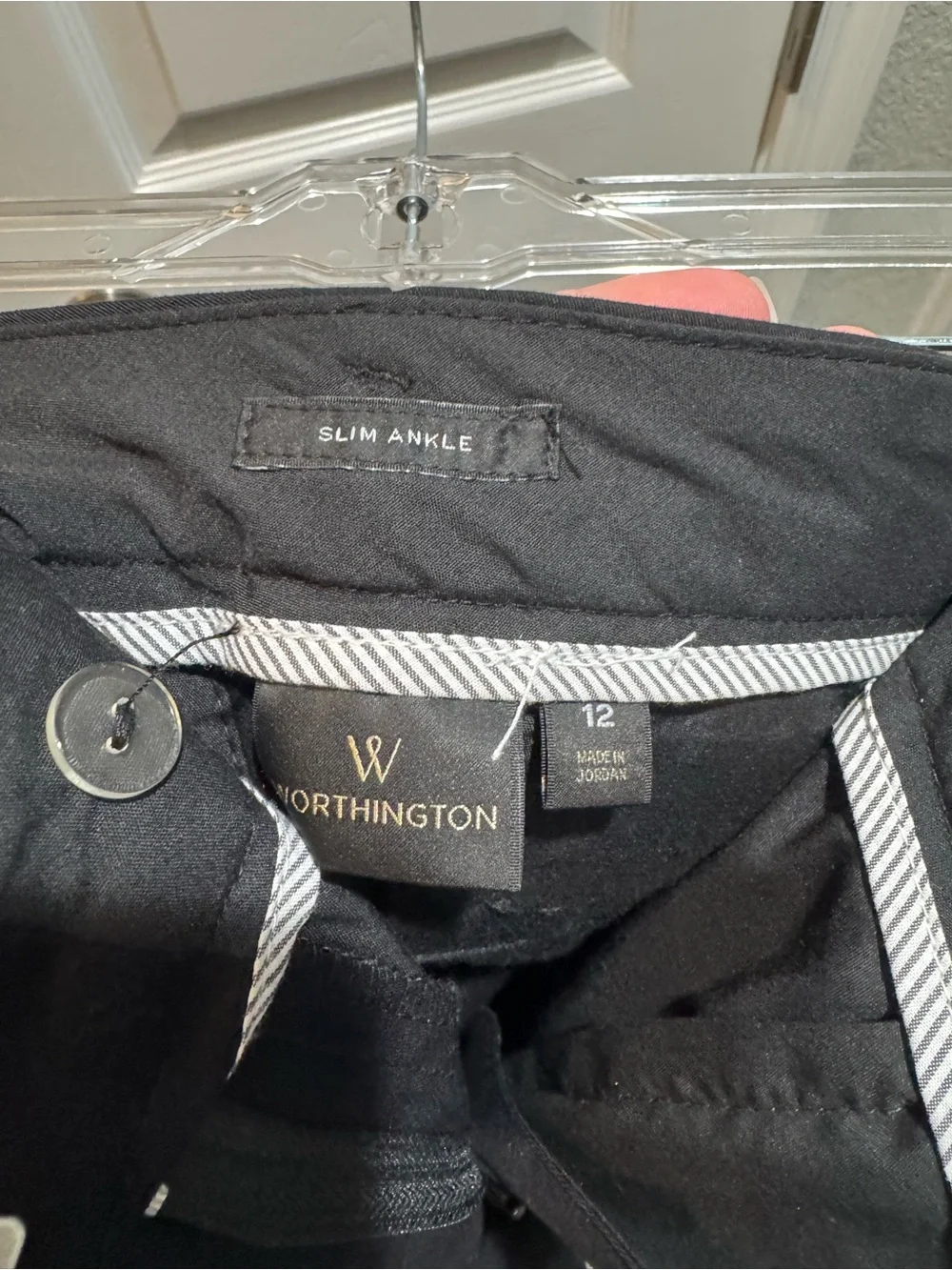 Women's Worthington Slim Ankle Black Dress Pants Size 12